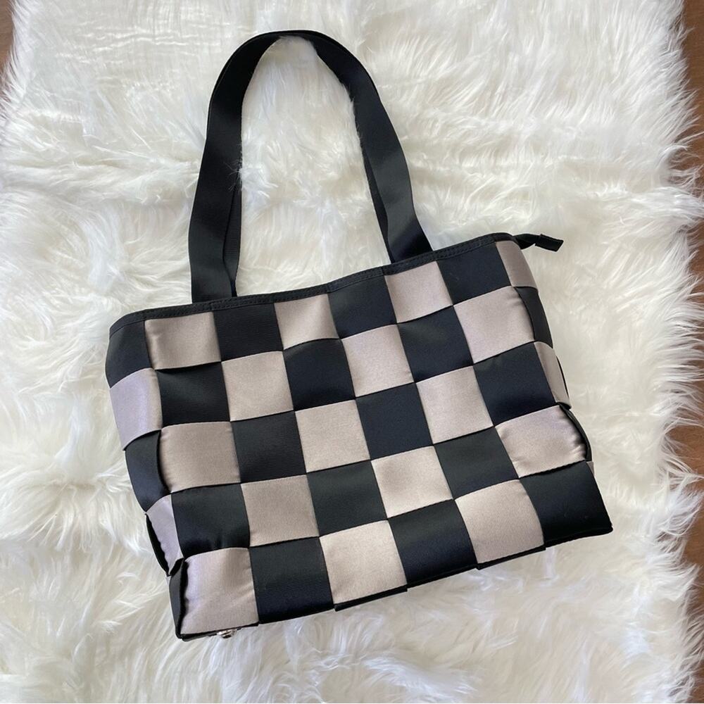 Unbranded | Seatbelt Bag Black & Grey Shoulder Purse Classic Original Halloween